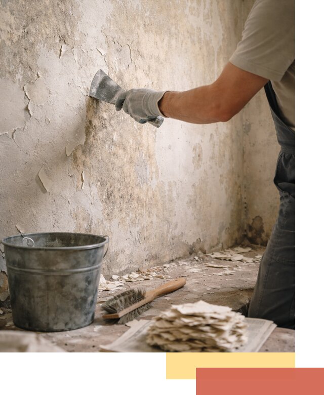 Удаление старой краски со стен в Дзержинске качественно и быстро