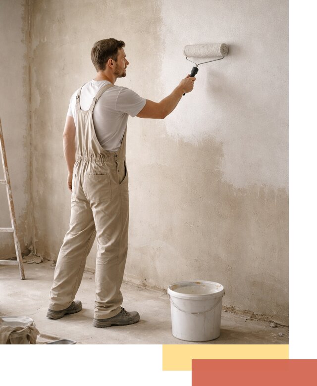 Грунтовка стен под отделку в Дзержинске профессиональным раствором
