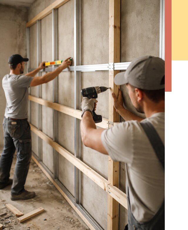 Устройство обрешетки под панели в Дзержинске от 2135 руб. — монтаж под ключ | ОТДЕЛОЧНИК-Дзр