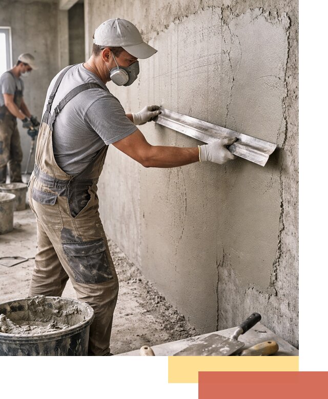 Штукатурка бетонных стен в Дзержинске качественно и долговечно