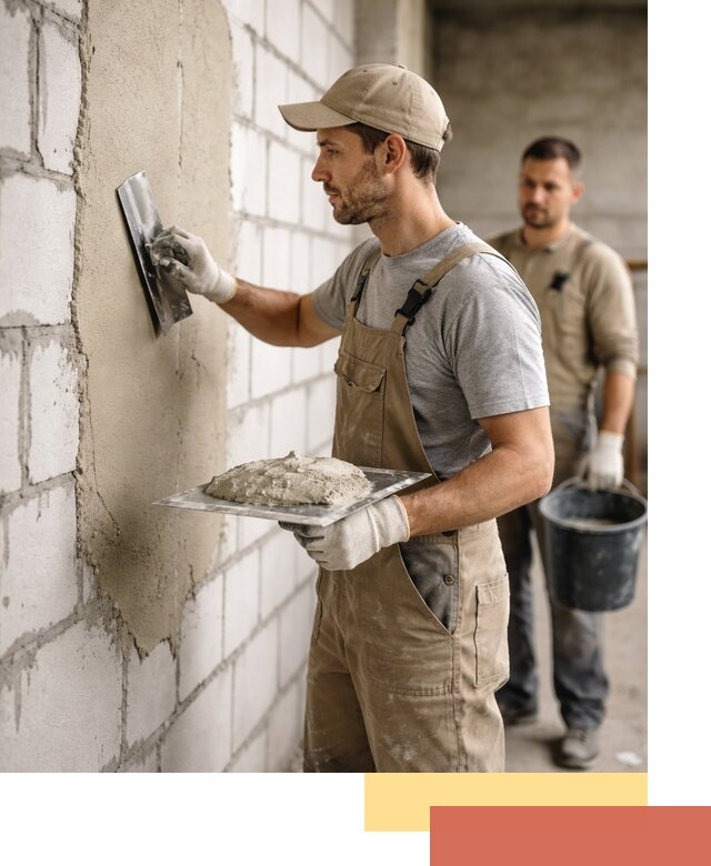 Штукатурка стен из газобетона в Дзержинске под ключ