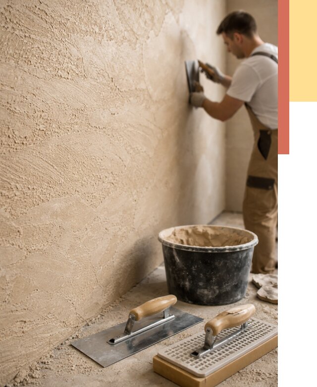 Декоративная штукатурка травертин в Дзержинске от 1830 руб/м2 — качественно и недорого | ОТДЕЛОЧНИК-Дзр