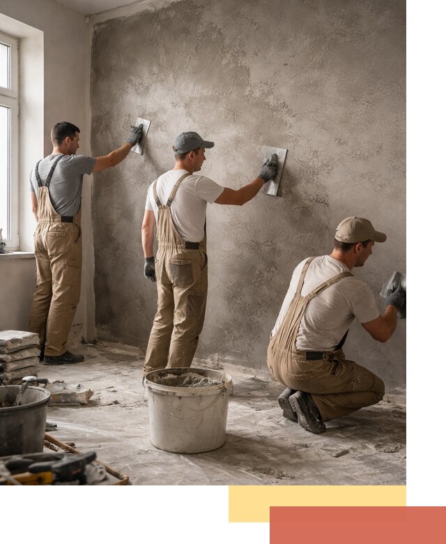 Декоративная штукатурка под бетон в Дзержинске для стен и потолков