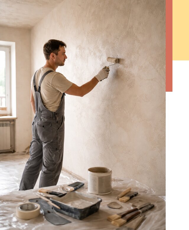 Нанесение лессирующей краски по декоративке в Дзержинске от 1779 руб. | ОТДЕЛОЧНИК-Дзр