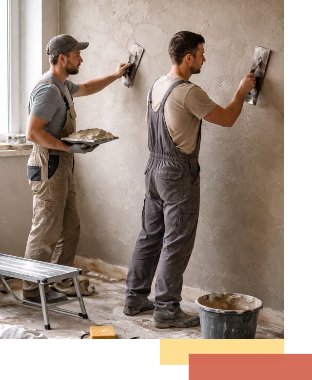 Ремонт декоративной штукатурки и восстановление фактуры в Дзержинске