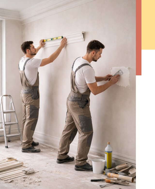 Монтаж лепнины на стены в Дзержинске от 4575 руб. — недорого, быстро | ОТДЕЛОЧНИК-Дзр