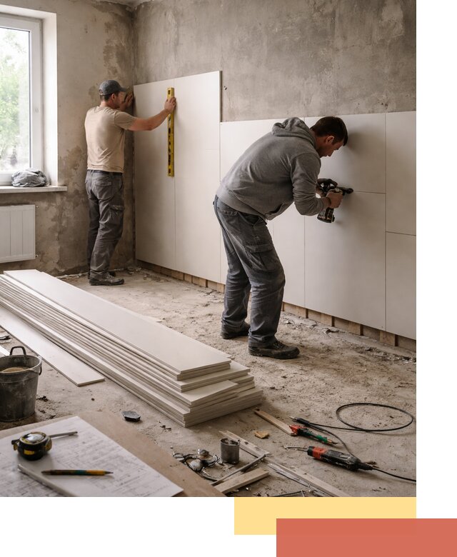 Монтаж ПВХ панелей на стены в Дзержинске качественно и быстро