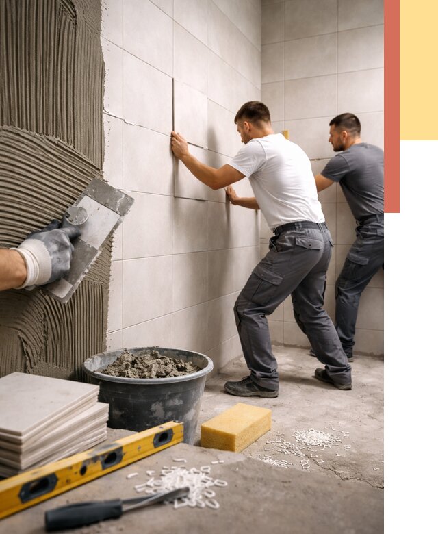 Укладка плитки на стены в Дзержинске от 864 руб. — качественно и недорого | ОТДЕЛОЧНИК-Дзр