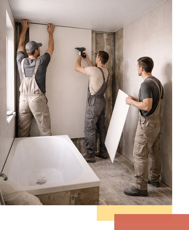 Отделка ванной панели ПВХ профессионально в Дзержинске