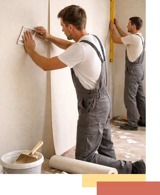 Поклейка бумажных обоев в Дзержинске качественно и недорого