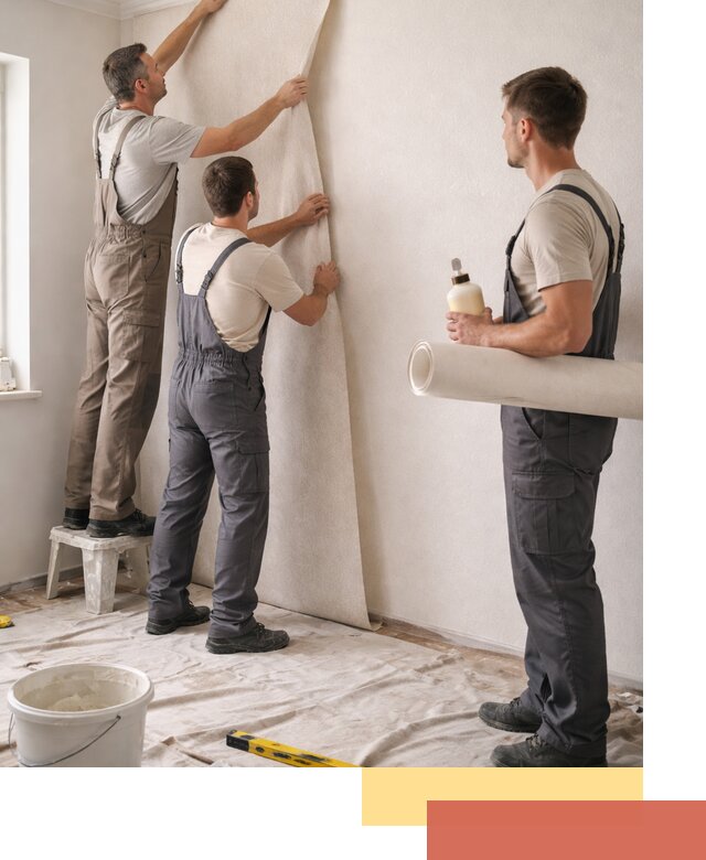 Оклейка стен обоями в Дзержинске — качественно и профессионально