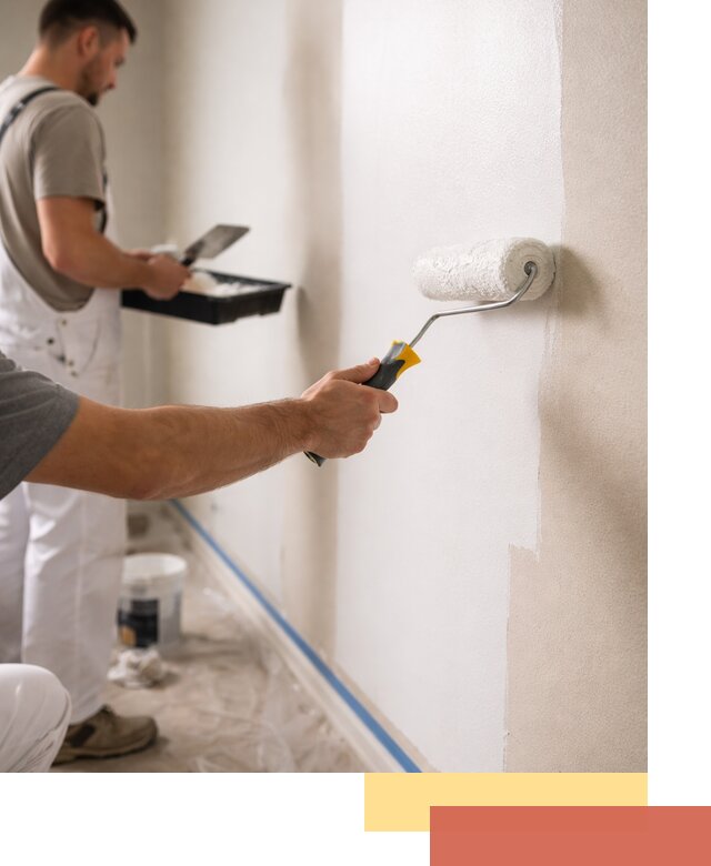 Покраска стен акриловой краской профессионально в Дзержинске