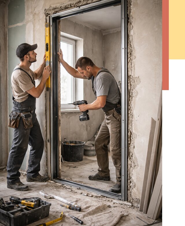 Закладка дверного проема в Дзержинске от 3558 руб. — быстро и недорого | ОТДЕЛОЧНИК-Дзр