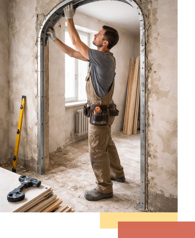 Устройство арочного проема в Дзержинске под ключ