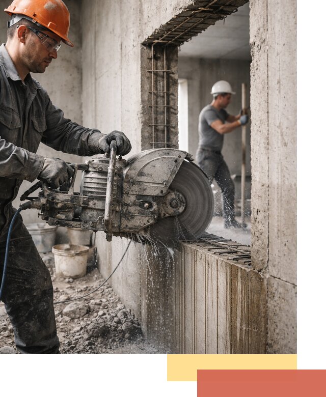 Алмазная резка проемов в Дзержинске быстро и точно