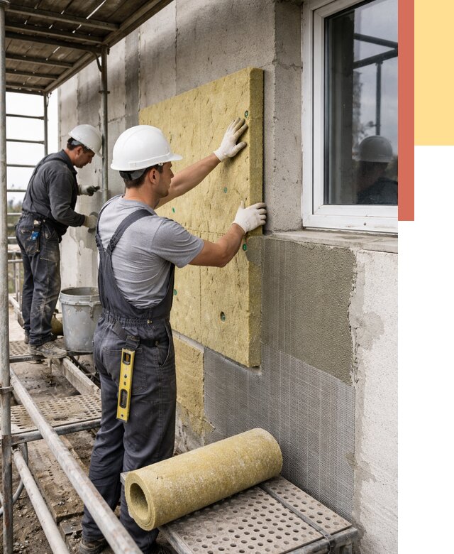 Утепление стен в Дзержинске от 4372 руб. под ключ — быстро и недорого | ОТДЕЛОЧНИК-Дзр