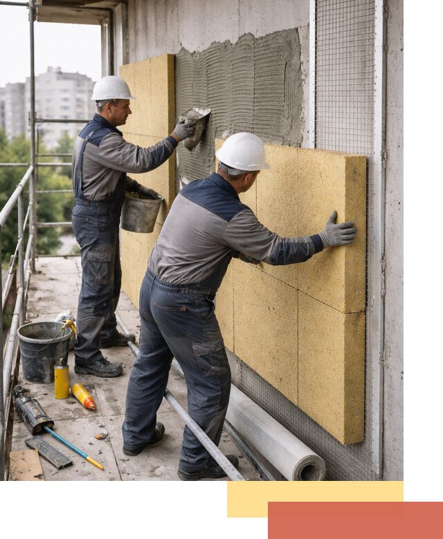 Утепление стен зданий и домов в Дзержинске качественно и надежно