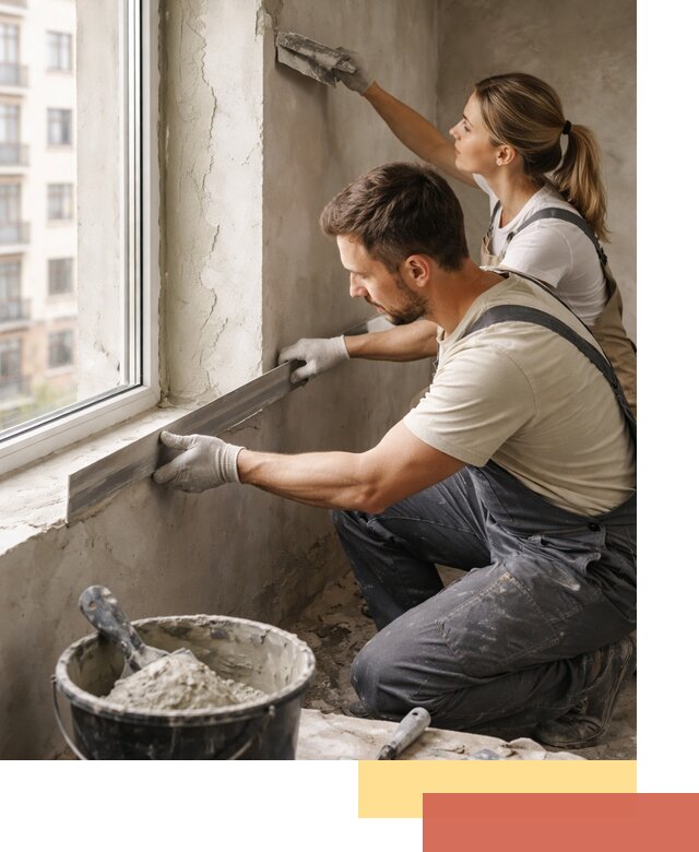 Штукатурка откосов дверей и окон профессионально в Дзержинске