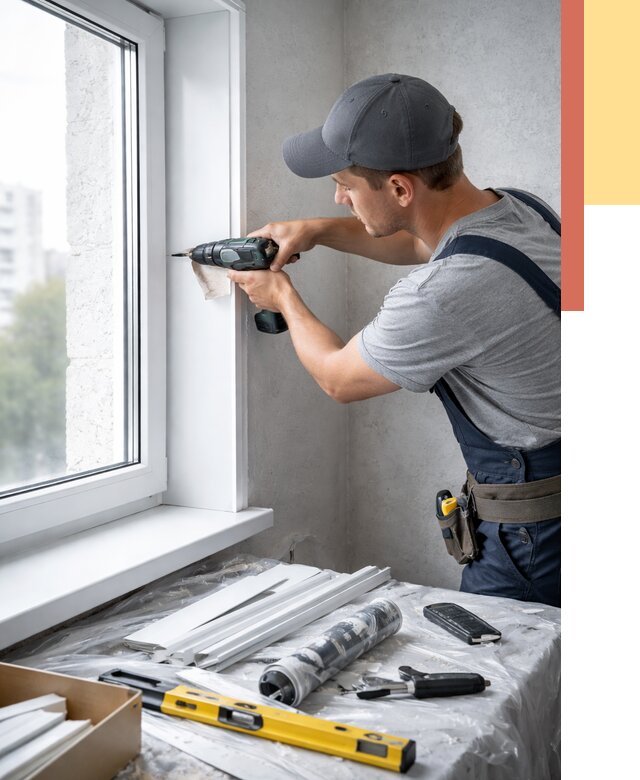 Установка пластиковых откосов в Дзержинске от 2288 руб. | ОТДЕЛОЧНИК-Дзр монтаж, быстро и недорого