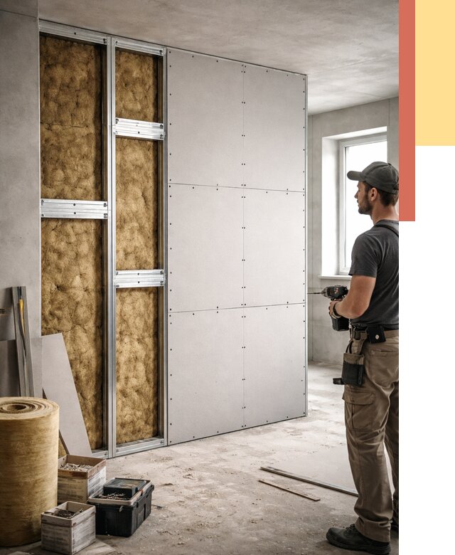 Усиленная перегородка под навеску в Дзержинске от 13014 руб. — монтаж под ключ | ОТДЕЛОЧНИК-Дзр