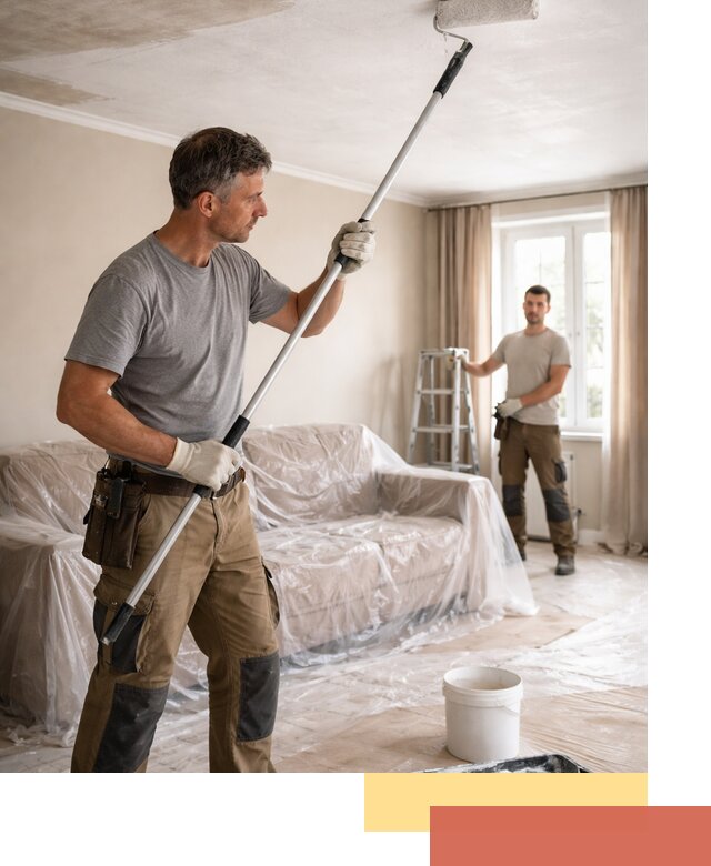 Грунтовка потолка в Дзержинске — подготовка под покраску и отделку