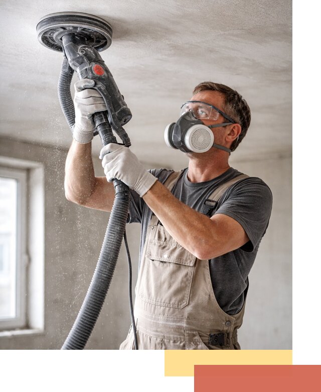 Шлифовка потолка в Дзержинске — качественная подготовка под отделку