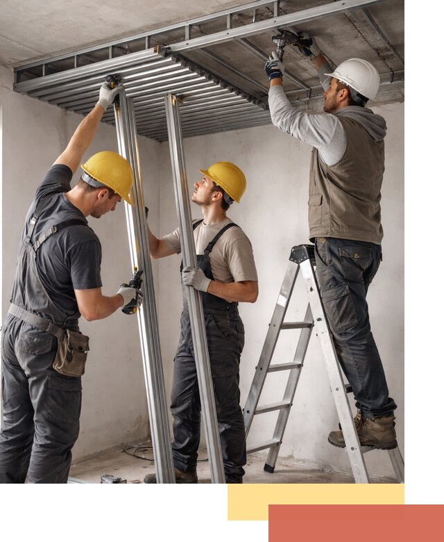 Монтаж реечного потолка под ключ в Дзержинске