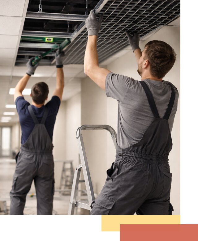 Монтаж потолка Грильято в Дзержинске: установка под ключ качественно