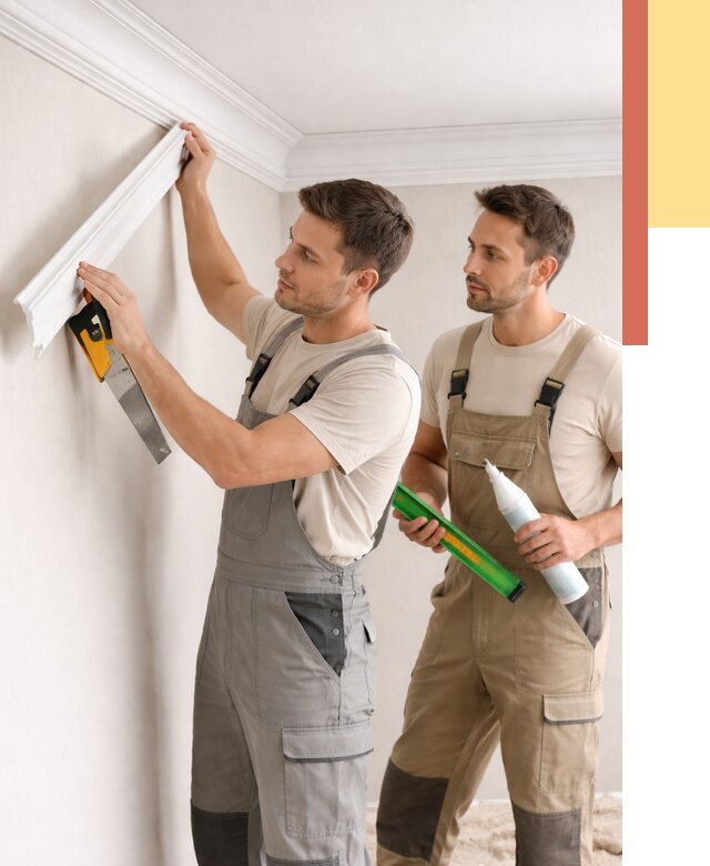 Монтаж потолочного плинтуса в Дзержинске от 2338 руб. — быстро и недорого | ОТДЕЛОЧНИК-Дзр