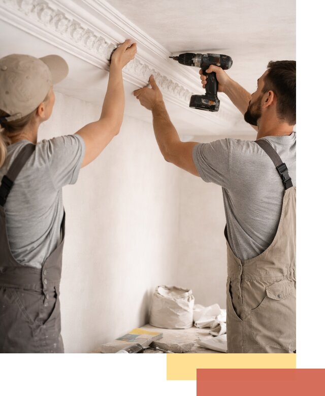 Профессиональный монтаж лепнины на потолок в Дзержинске