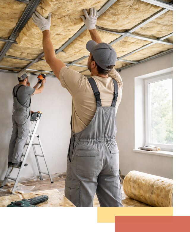 Утепление потолка под ключ в Дзержинске качественно и быстро