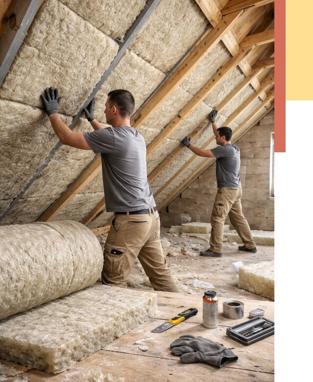 Утепление потолка минватой в Дзержинске от 1474 руб. — быстро и недорого | ОТДЕЛОЧНИК-Дзр